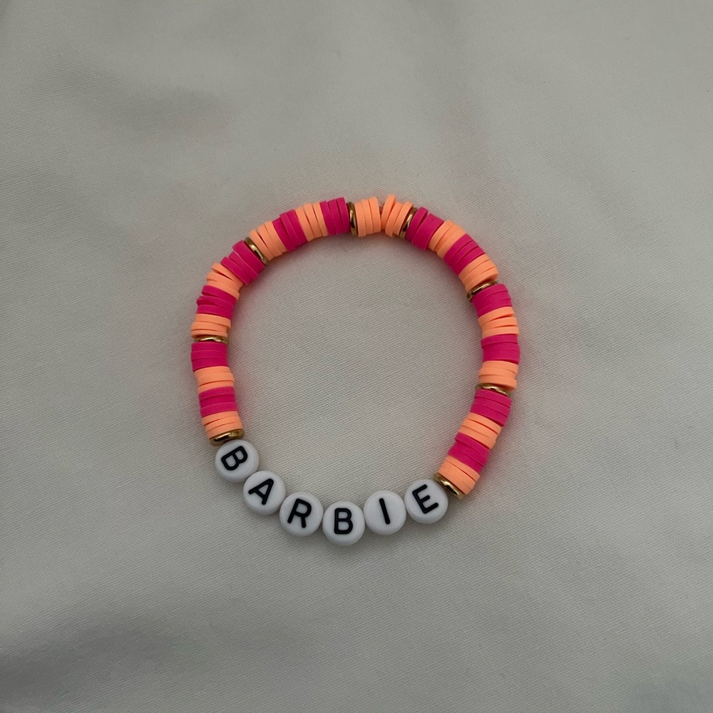 BARBIE clay custom bracelet